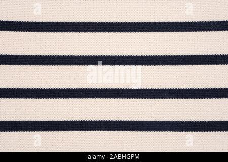 Striped Knit Fabric Texture Background Stock Photo