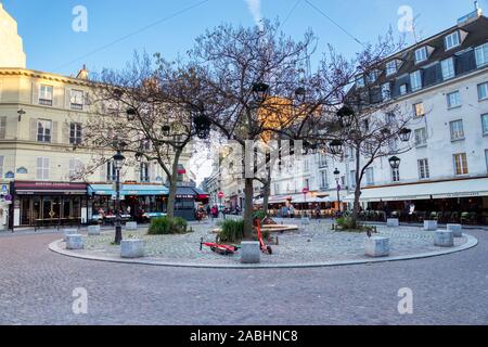 Place de la Contrescarpe in Paris Stock Photo