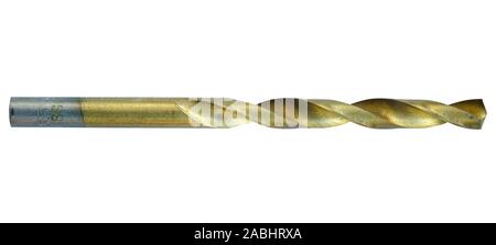 Isolated Grungy Drill Bit On A White Background Stock Photo