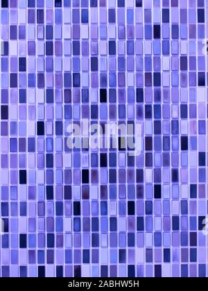 concept abstract grid of coloured ceramic tiles Stock Photo
