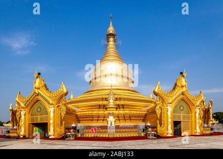 The Maya Wizaya Pagoda, Yangon, Myanmar. Stock Photo