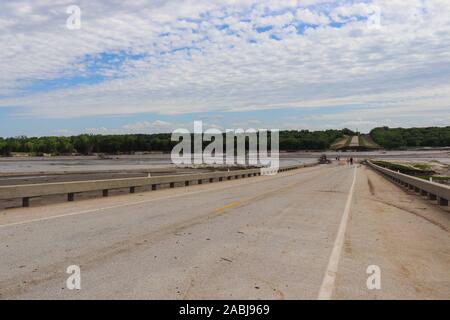 Spencer Dam Highway 281 Stock Photo