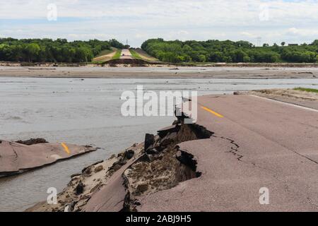 Spencer Dam Highway 281 Stock Photo