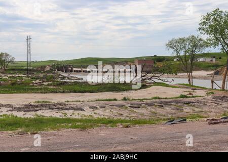 Spencer Dam Highway 281 Stock Photo