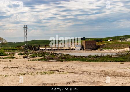 Spencer Dam Highway 281 Stock Photo