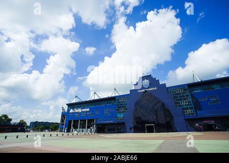 Buriram Thailand October 11 19 Chang Arena Or Thunder Castle Stadium Of Buriram United Football Club In Buriram Province Thailand Stock Photo Alamy