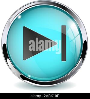 Fast Forward play button vector Illustration icon Logo Stock Vector ...