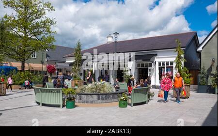 KILDARE, IRELAND, - MAY, 12, 2018: Kildare Village Shopping Outlet near Dublin, Ireland. Stock Photo