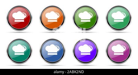 Set of food icons, bakery, kitchen equipment, utensil. Isolated objects ...