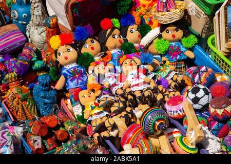 cute Guatemalan rag dolls Stock Photo