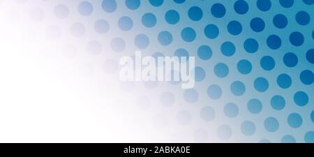 Teal Blue and White Polka Dot Background Stock Photo