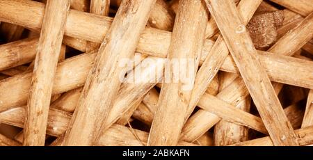 Bamboo texture, bamboo wood sticks for background. Wicker fence texture close up Stock Photo