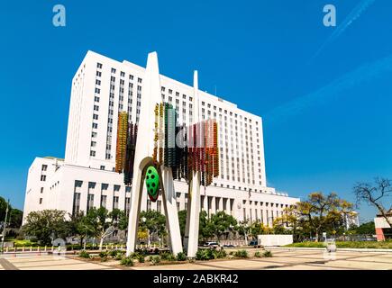 United States Court House in Los Angeles City Stock Photo