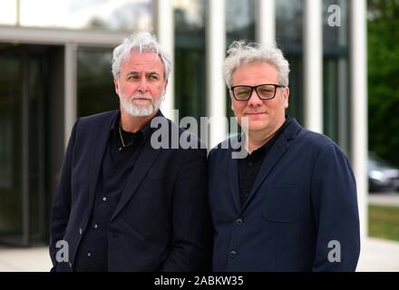 The two Israeli authors and filmmakers Ari Folman (l.) and David Polonsky (r.) receive the Prize of the NS Documentation Center in Munich for their graphic novel 'Anne Frank's Diary'. [automated translation] Stock Photo