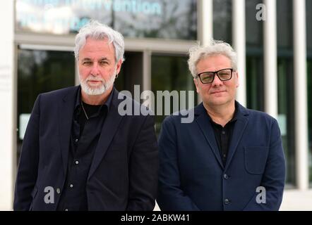 The two Israeli authors and filmmakers Ari Folman (l.) and David Polonsky (r.) receive the Prize of the NS Documentation Center in Munich for their graphic novel 'Anne Frank's Diary'. [automated translation] Stock Photo