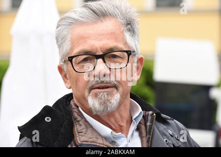 Bernhard Zimniok, candidate of the Alternative for Germany (AfD) in the European elections 2019, at an election rally on Wittelsbacherplatz. [automated translation] Stock Photo