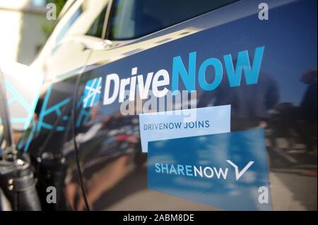 vehicle of the carsharing provider 'ShareNow', DriveNow and car2go merged to form a joint carsharing service of BWW and Damiler. [automated translation] Stock Photo