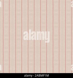 Seamless fabric striped texture. Rustic canvas pattern. Colored red striped coarse linen fabric closeup as a background. Stock Photo