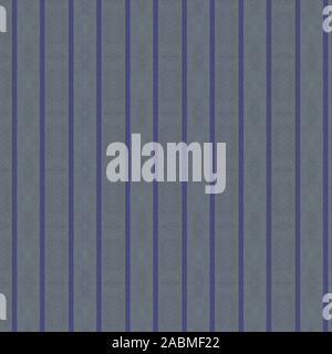 Blue colored striped coarse linen fabric texture closeup as a background. Seamless volumetric striped pattern Stock Photo