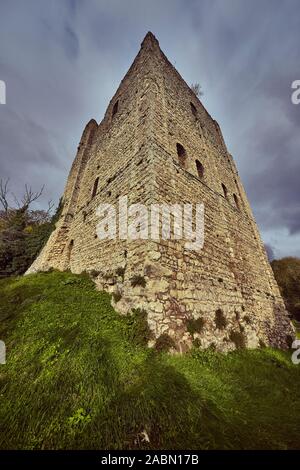 St Leonard's Tower is a probable Norman keep in West Malling, in the county of Kent, England Stock Photo