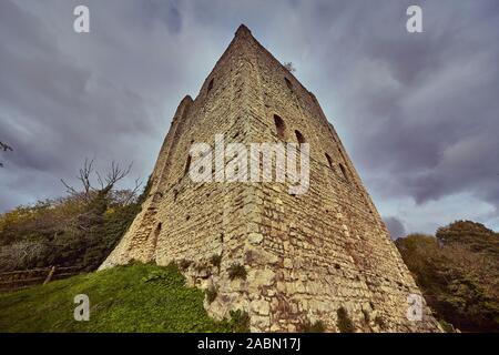 St Leonard's Tower is a probable Norman keep in West Malling, in the county of Kent, England Stock Photo