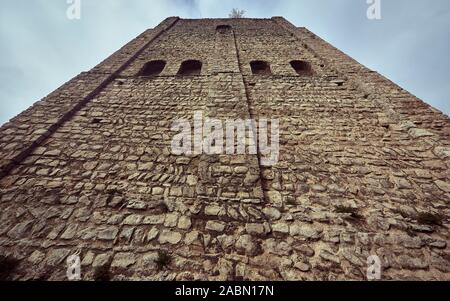 St Leonard's Tower is a probable Norman keep in West Malling, in the county of Kent, England Stock Photo