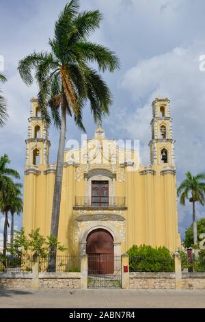 Kirche San Juan Bautista, Merida, Yucatan, Mexiko Stock Photo