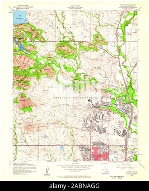 Fort Sill, Oklahoma, map 1956, 1:24000, United States of America by ...