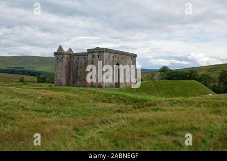 Hermitage Castle. Historic Scotland. Scottish Borders Stock Photo