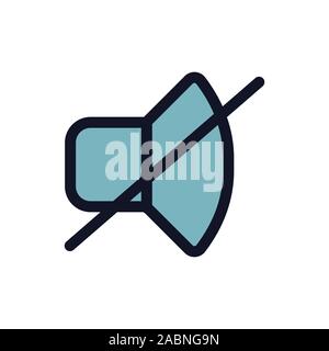 Phone Sound off or on Icon w lines showing sound Stock Vector