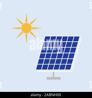 solar panel vector color icon Stock Vector