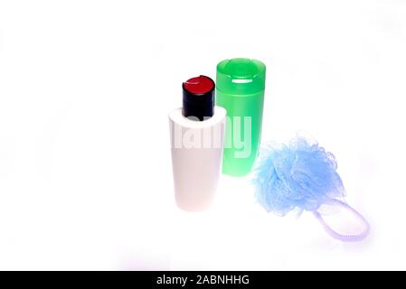 Plastic Bottle isolated on white background Stock Photo