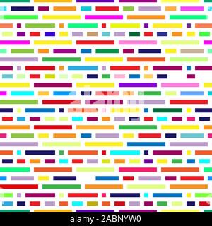 Abstract geometric background of color lines for packaging design, paper printing, simple backgrounds and texture, textiles and fabric. Stock Vector