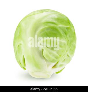 .brussels sprouts isolated on a white background. Stock Photo