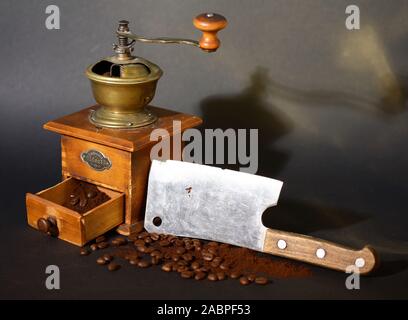 Alte Kaffeemuehle Stock Photo