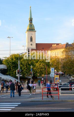 Bratislava, Slovakia. 2019/10/21. 'Dom svateho Martina' (Saint Martin's Cathedral) in Bratislava. Stock Photo