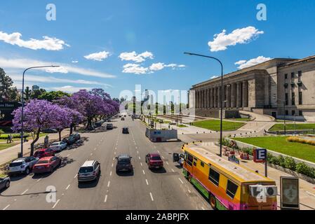 Buenos Aires, Argentina - November 18, 2018: Outsides of the Law Faculty Stock Photo