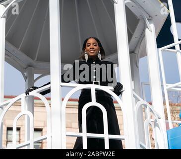 Kelly Rowland rides float Toy House of Marvelous Milestones at 93rd ...