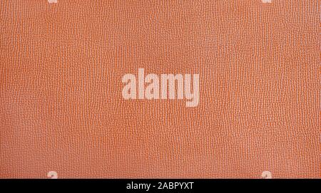 Brown leather texture closeup. Useful as background for design-works. Top view, copy space. Stock Photo