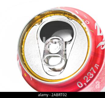 Coca Cola, isolated on white Stock Photo