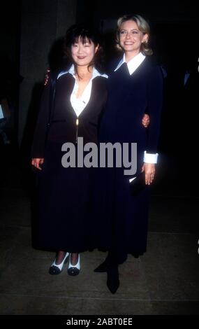 Beverly Hills, California, USA 19th March 1995 Comedian Margaret Cho and actress Faith Ford attend the 47th Annual Writers Guild of America Awards on March 19, 1995 at the Beverly Hilton Hotel in Beverly Hills, California, USA. Photo by Barry King/Alamy Stock Photo Stock Photo