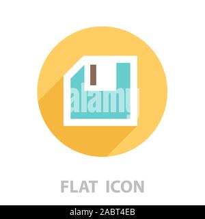 diskette icon. vector illustration Stock Vector