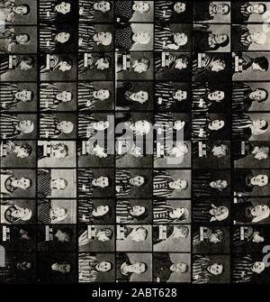 Photographs of the victims of genocide in Auschwitz-Birkenau Stock Photo