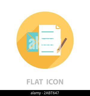 write a message icon Stock Vector