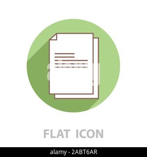 files (documents, data) icon. vector illustration Stock Vector