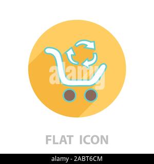 exchange of goods line icon Stock Vector