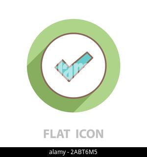 check box line icon Stock Vector