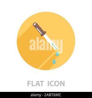 eyedropper icon. vector illustration Stock Vector
