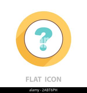 question mark line icon Stock Vector