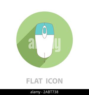 mouse scroll icon. vector illustration Stock Vector